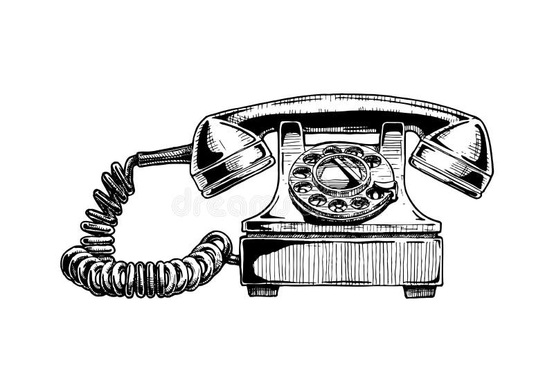 Telefon för roterande visartavla av 40-tal