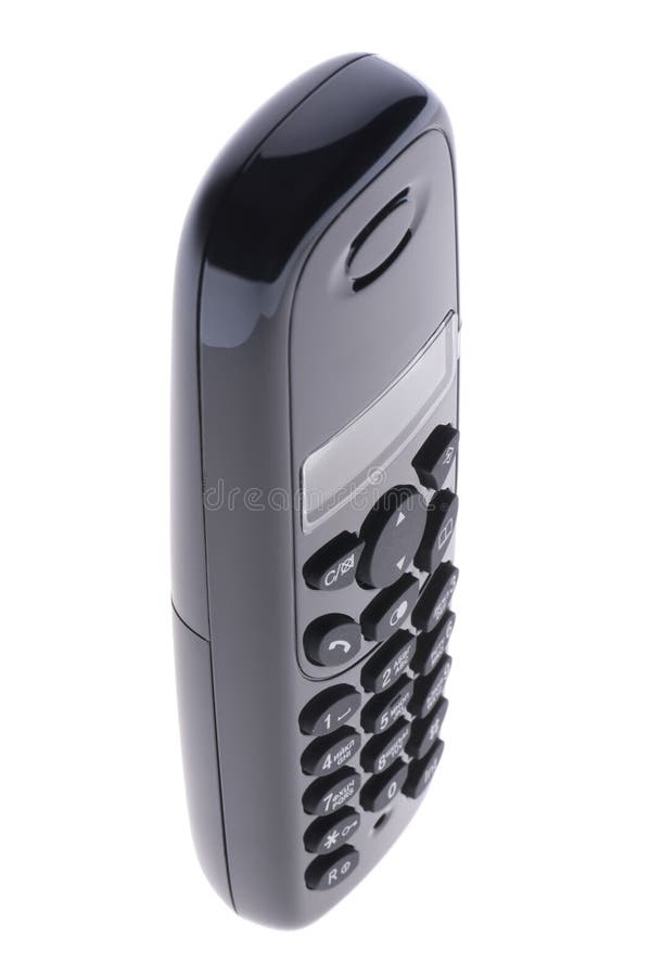 Telefon getrennt auf weißem Hintergrund stockbild Telefon getrennt auf weißem Hintergrund stockbild