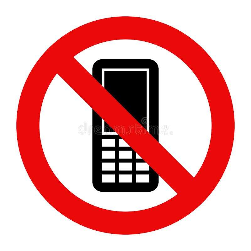 Telefon Komórkowy zabraniający