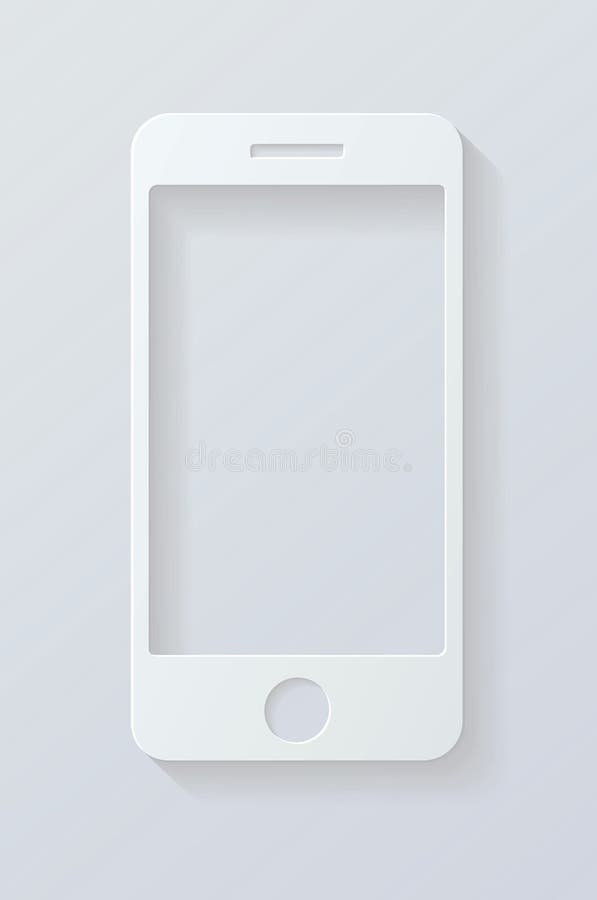 Telefone celular do ícone ilustração do vetor Telefone celular do ícone ilustração do vetor