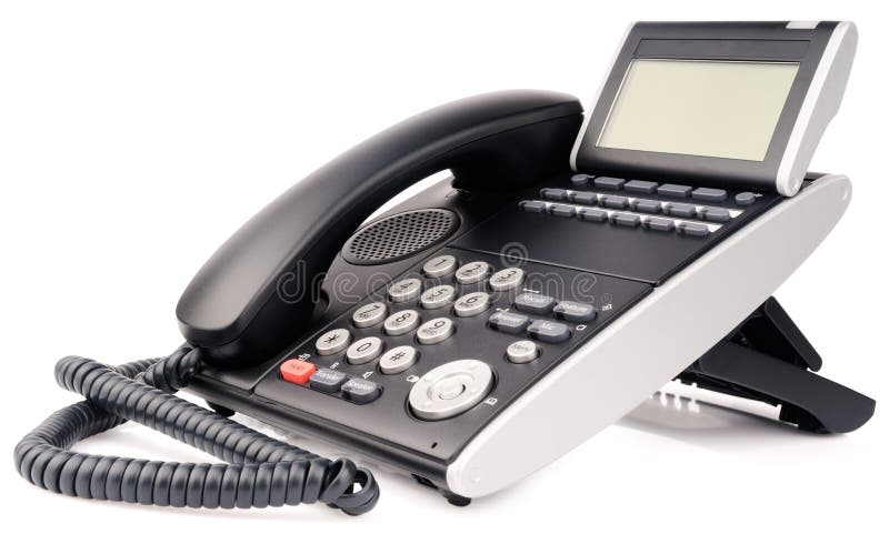 Telefone digital da multi-tecla do escritório foto de stock royalty free Telefone digital da multi-tecla do escritório foto de stock royalty free