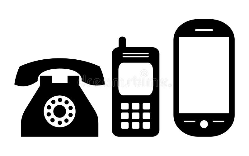 Telefonikone stock abbildung Telefonikone stock abbildung