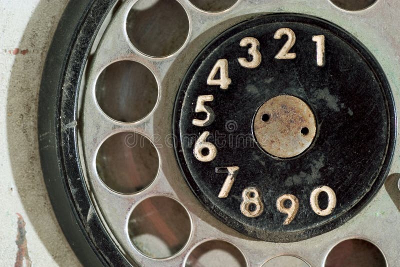 Close up of old telephone. Close up of old telephone