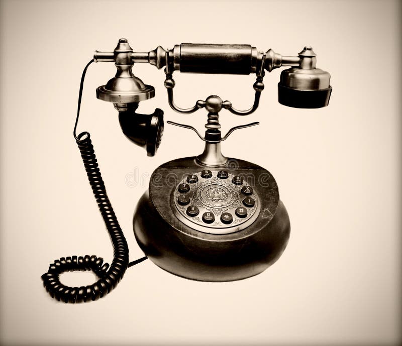 Telefono antico fotografia stock. Immagine di imitazione 14296836