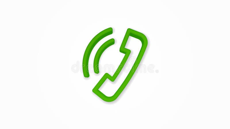 Telefono telefono contatto usa telefono telefono telefono cellulare 3d linea realistica icona. illustrazione vettoriale illustrazione di stock