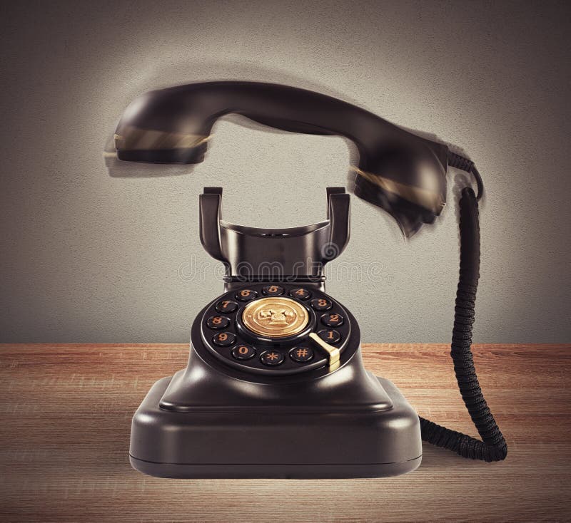 Telefono Che Squilla Fuori Dall'amo Fotografia Stock Immagine di