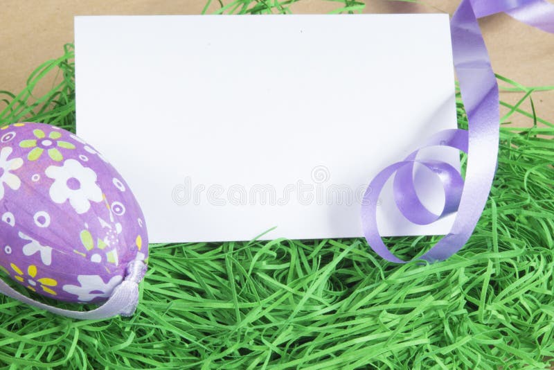 Biglietto di Pasqua fotografie stock