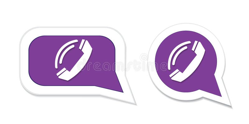 Telefontelefonlur i anförandebubblasymbol också vektor för coreldrawillustration royaltyfri illustrationer Telefontelefonlur i anförandebubblasymbol också vektor för coreldrawillustration royaltyfri illustrationer