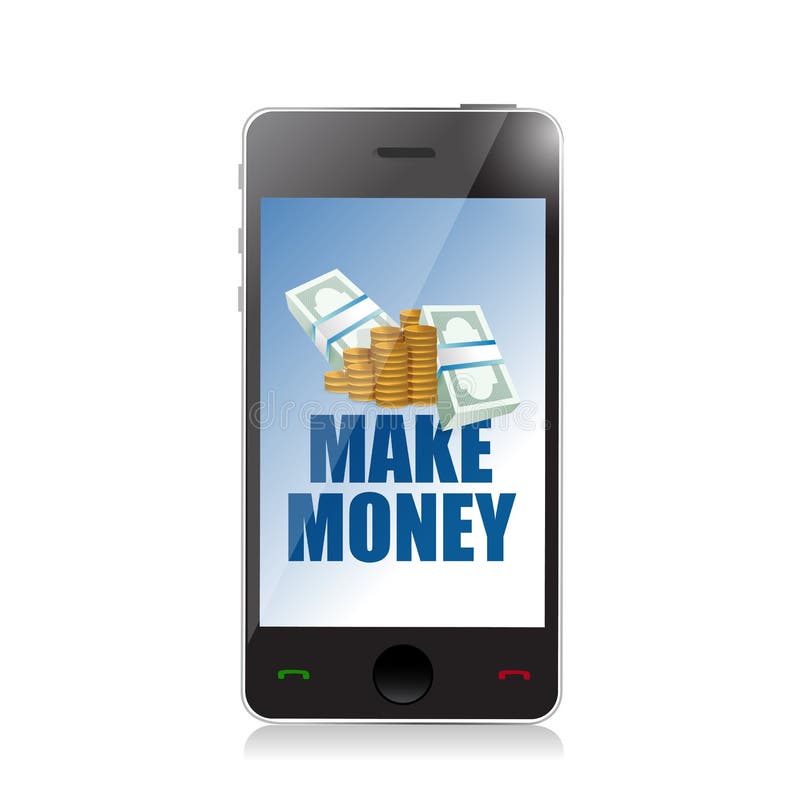 Telefoon bedrijfsconcept. illustratie stock illustratie Telefoon bedrijfsconcept. illustratie stock illustratie