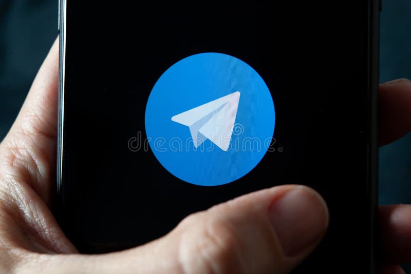 Telegram messenger, the fastest messaging app on the market, displayed on the screen of a smartphone