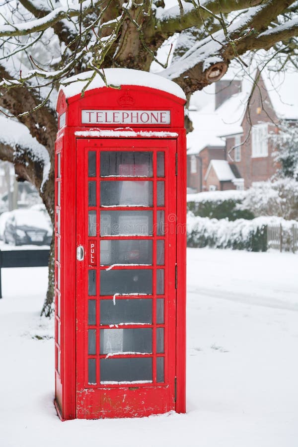 Telephone box in UK