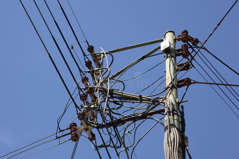 Telephone Cables Picture. Image 1150649