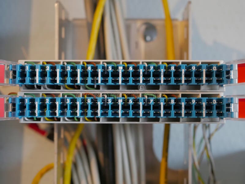 Telephone Communication Switchgear Box Stock Photo Image of line, optical 84191906