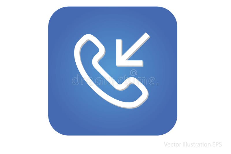 Telephone Handset Symbol Illustration Stock Vector Illustration of
