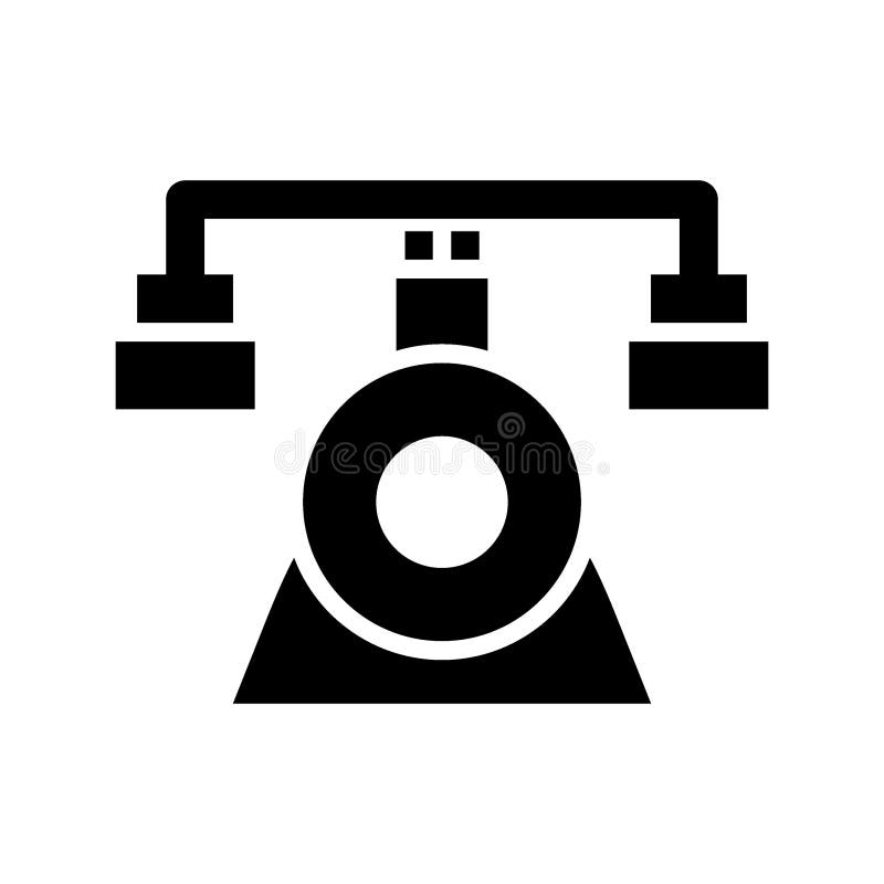 Telephone Icon Or Logo Isolated Sign Symbol Vector Illustration Stock