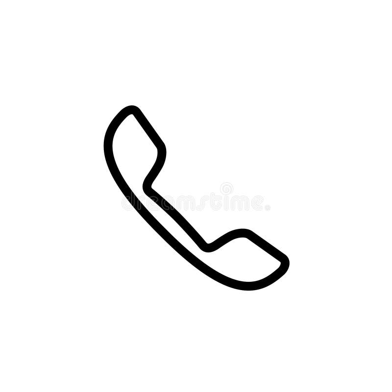 Telephone Icon Vector Design Template Stock Vector Illustration Of