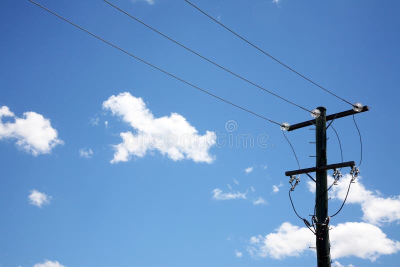 Telephone Pole With Wires Royalty Free Stock Photos Image 12781068