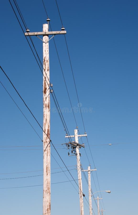Telephone poles stock photo. Image of post, electrical 33460782