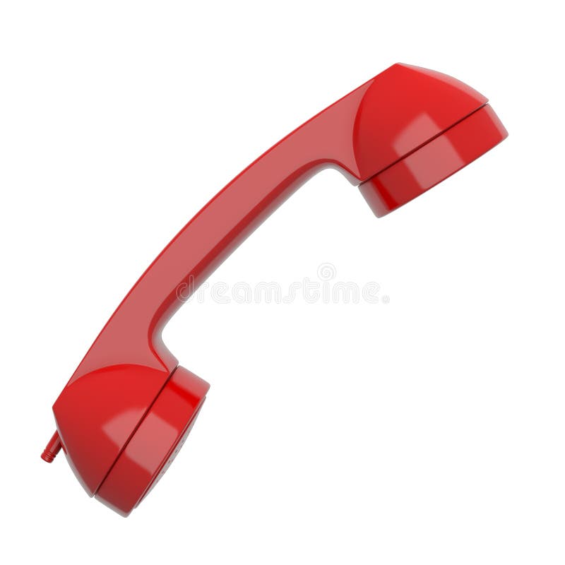 Telephone receiver royalty free illustration