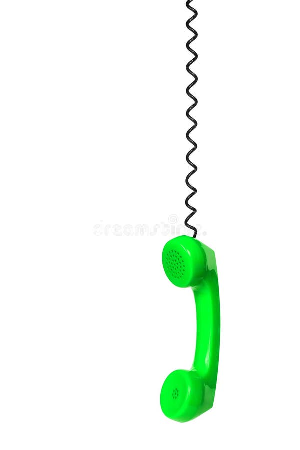 Telephone Receiver and Cord Stock Image Image of concepts, cord 4003369