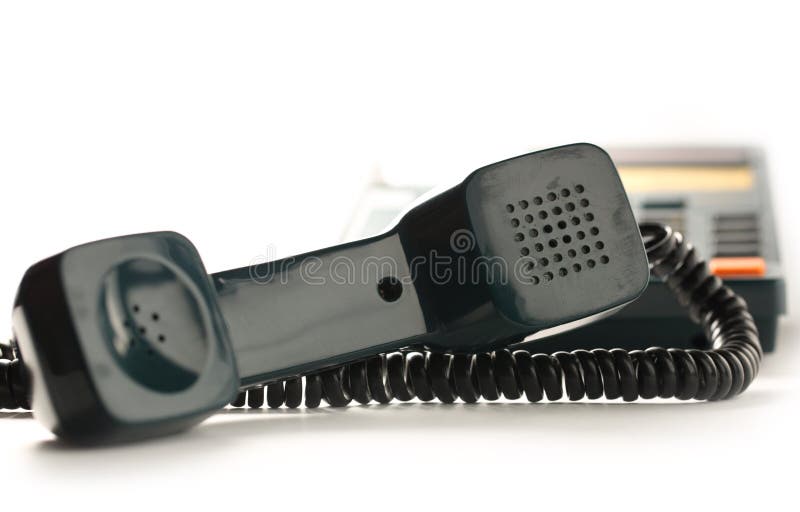 Telephone receiver stock image. Image of dial, technology 29842429