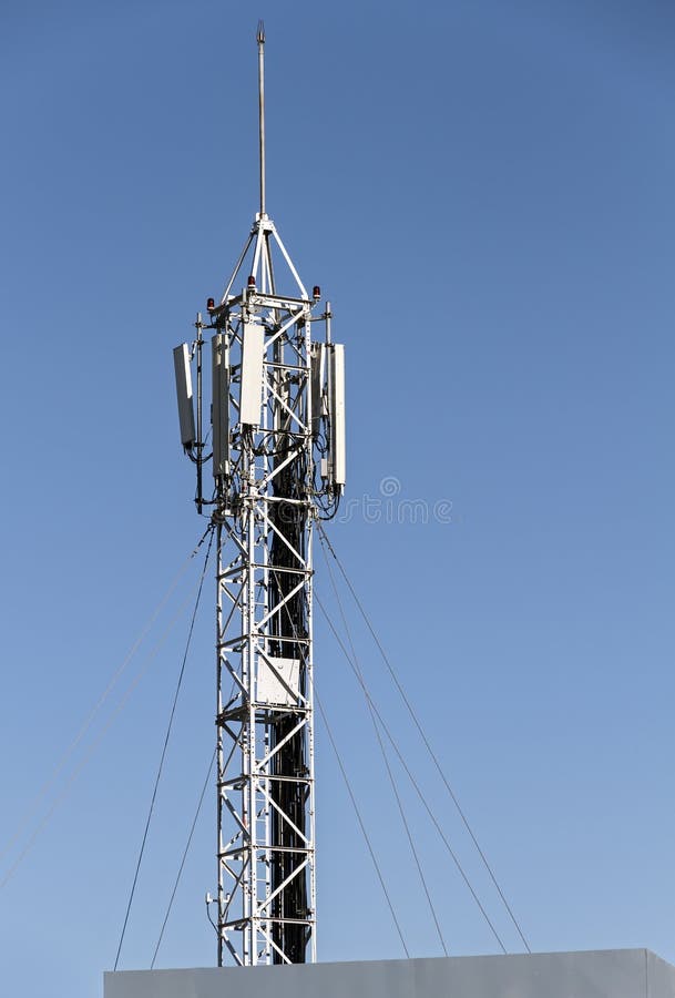 Telephone repeater antenna stock photo. Image of global 28174036