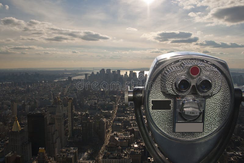 Telescope Empire royalty free stock photography