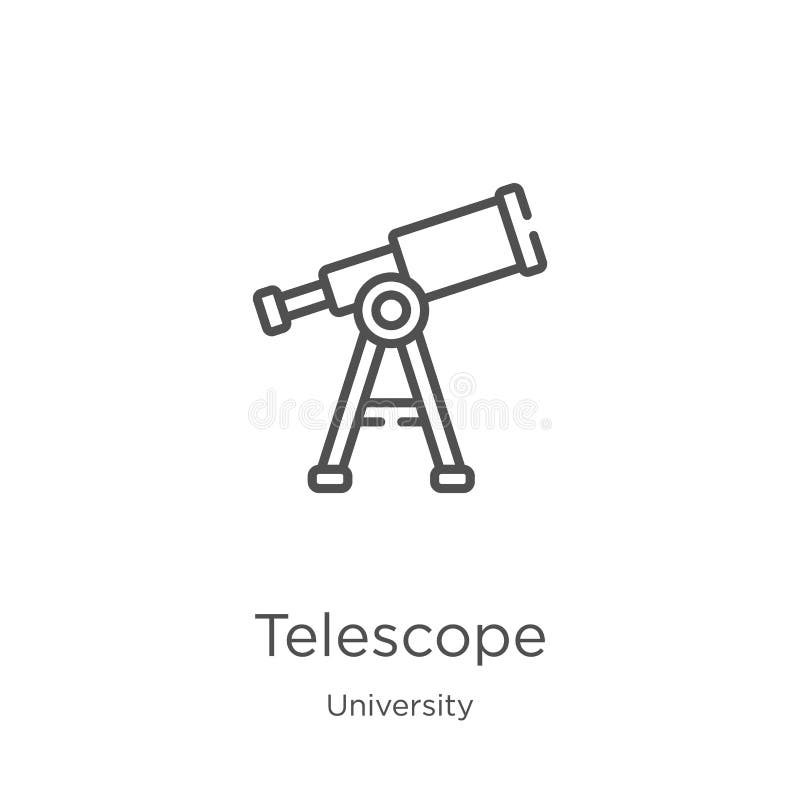 teleskop ikony wektor od uniwersyteckiej kolekcji Cienka kreskowa teleskopu konturu ikony wektoru ilustracja Kontur, cienieje lin ilustracja wektor teleskop ikony wektor od uniwersyteckiej kolekcji Cienka kreskowa teleskopu konturu ikony wektoru ilustracja Kontur, cienieje lin ilustracja wektor