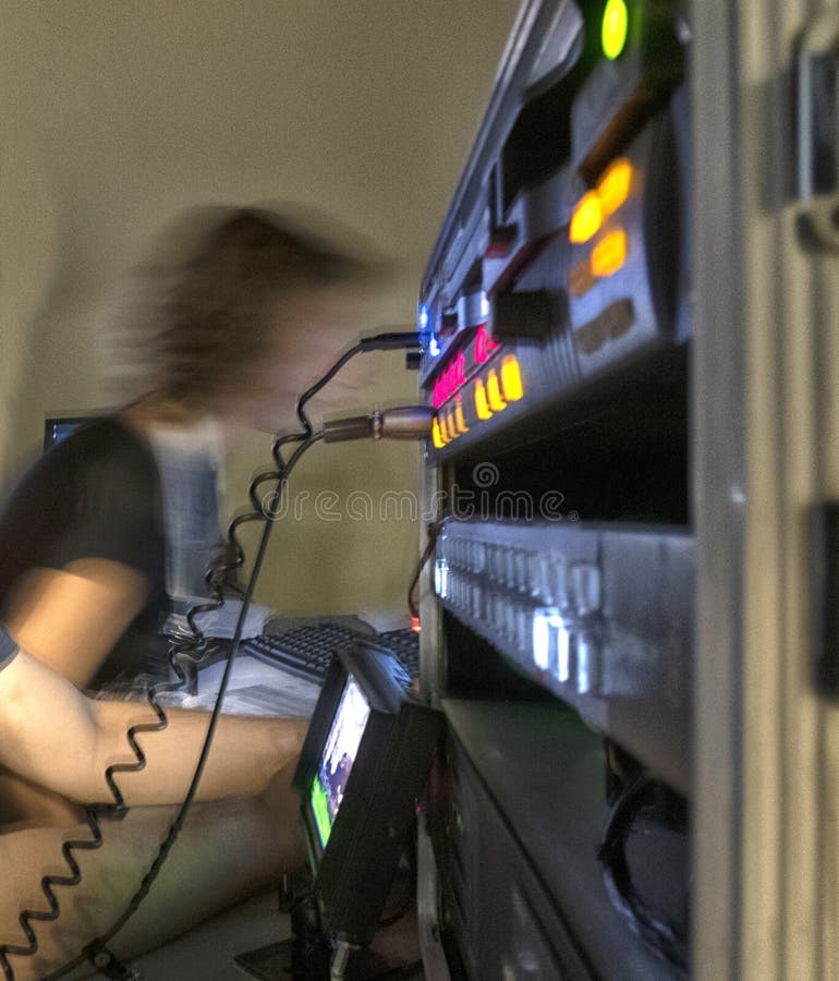 Television Broadcast Gallery. .button on the Control Panel Television