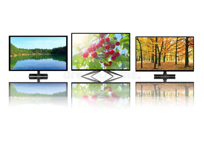 Tv Monitors Multimedia Stock Illustrations – 42 Tv Monitors Multimedia ...