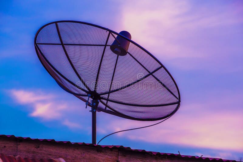 Television Satellite Dish 5D3AF_7704 Stock Photo Image of home