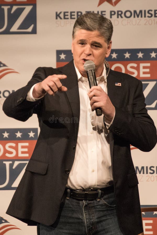 Shawn Hannity Shawn Hannity redaktionell arkivbild. Bild av kabel, nyheterna - 41163372