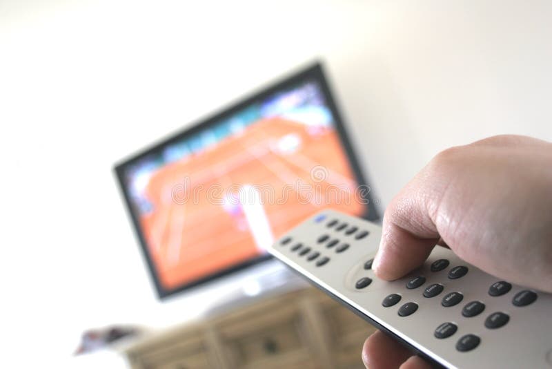 Televisión fotografía de archivo libre de regalías