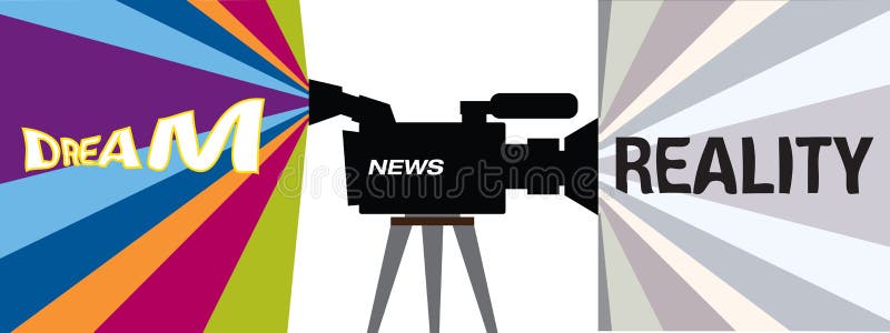 televison реальности принципиальной схемы мечт против бесплатная иллюстрация televison реальности принципиальной схемы мечт против бесплатная иллюстрация