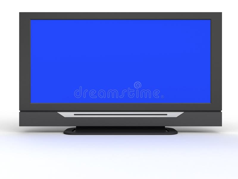 Image of LCD Television. White background. Image of LCD Television. White background