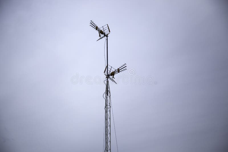 Telewizyjna antena zdjęcia stock Telewizyjna antena zdjęcia stock