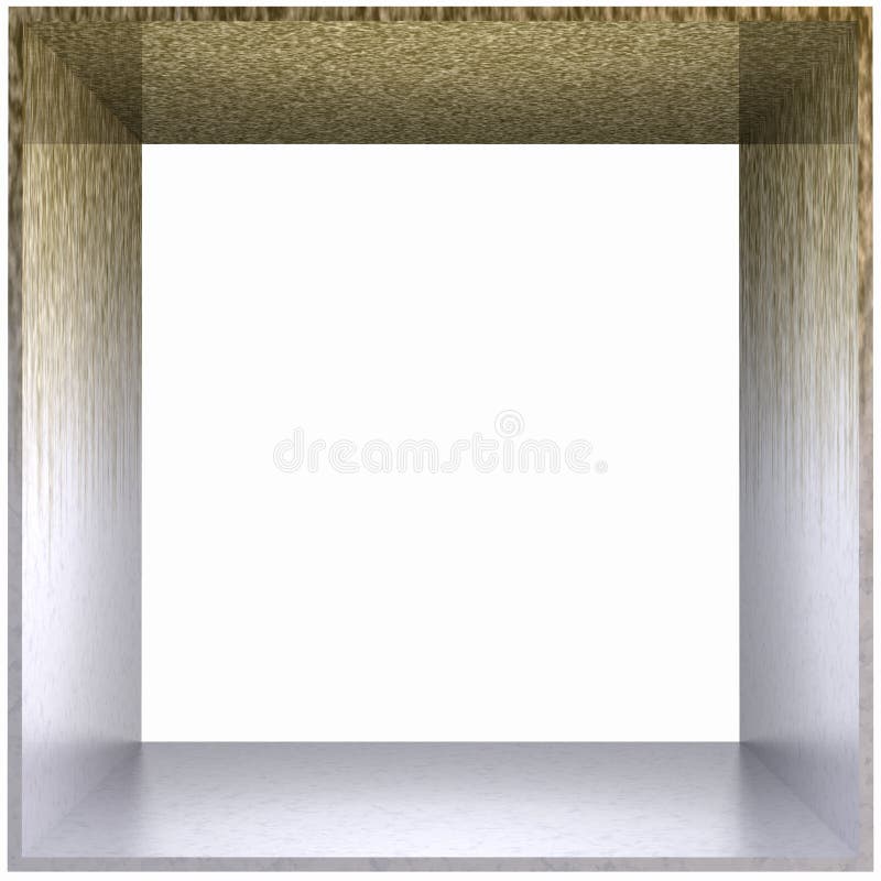 Telhado sujo do metal do frame de caixa ilustração royalty free Telhado sujo do metal do frame de caixa ilustração royalty free