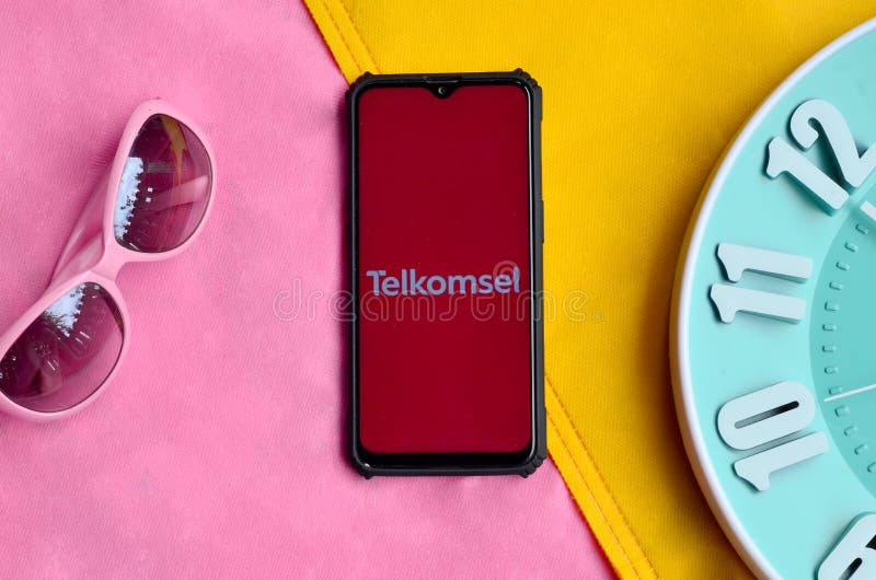 Telkomsel op smartphone populair cellulair bedrijf in indonesi.