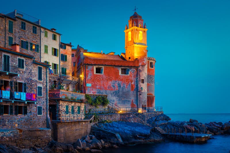 Tellaro i det Ligurian landskapet, Italien arkivfoto Tellaro i det Ligurian landskapet, Italien arkivfoto