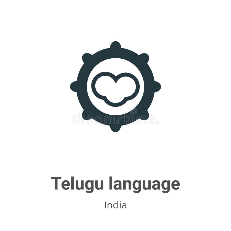 Tamil Language Vector Icon on White Background. Flat Vector Tamil
