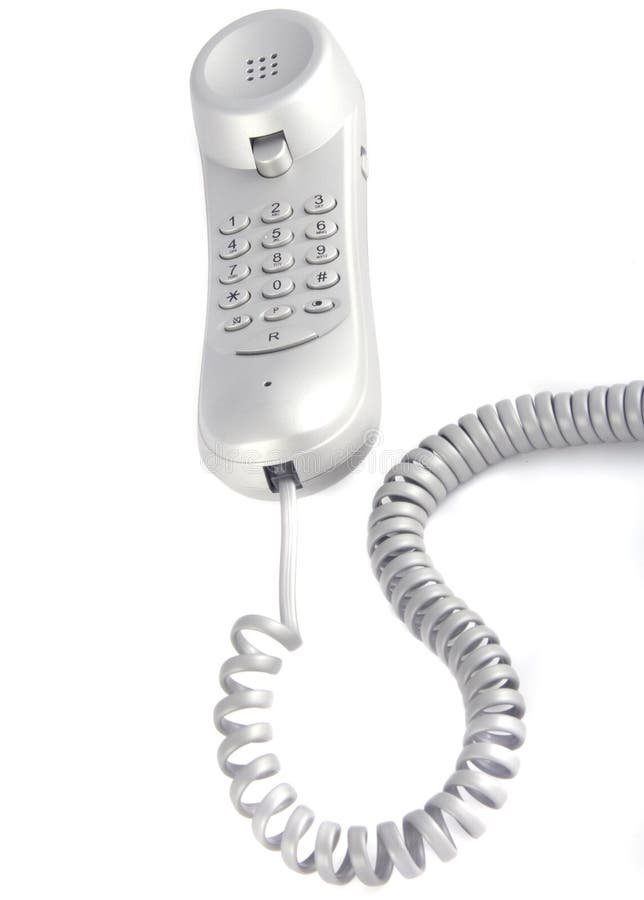 Photo of the beautiful tone dial silver phone. Photo of the beautiful tone dial silver phone