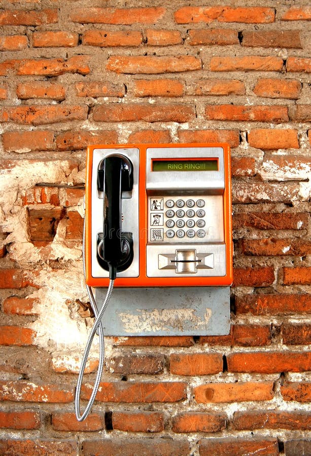 Teléfono público foto de archivo libre de regalías Teléfono público foto de archivo libre de regalías
