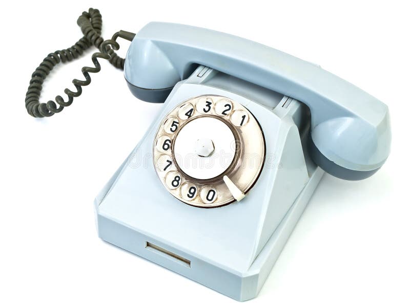 Teléfono antiguo fotografía de archivo