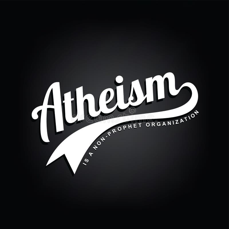 tema di ateismo - contro la campagna religiosa di ignoranza illustrazione vettoriale tema di ateismo - contro la campagna religiosa di ignoranza illustrazione vettoriale
