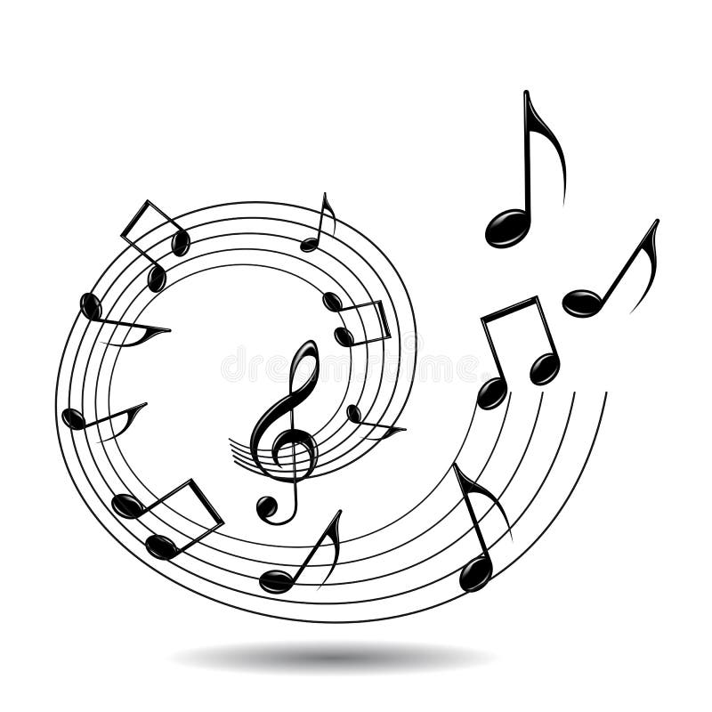 Tema musical ilustração stock Tema musical ilustração stock