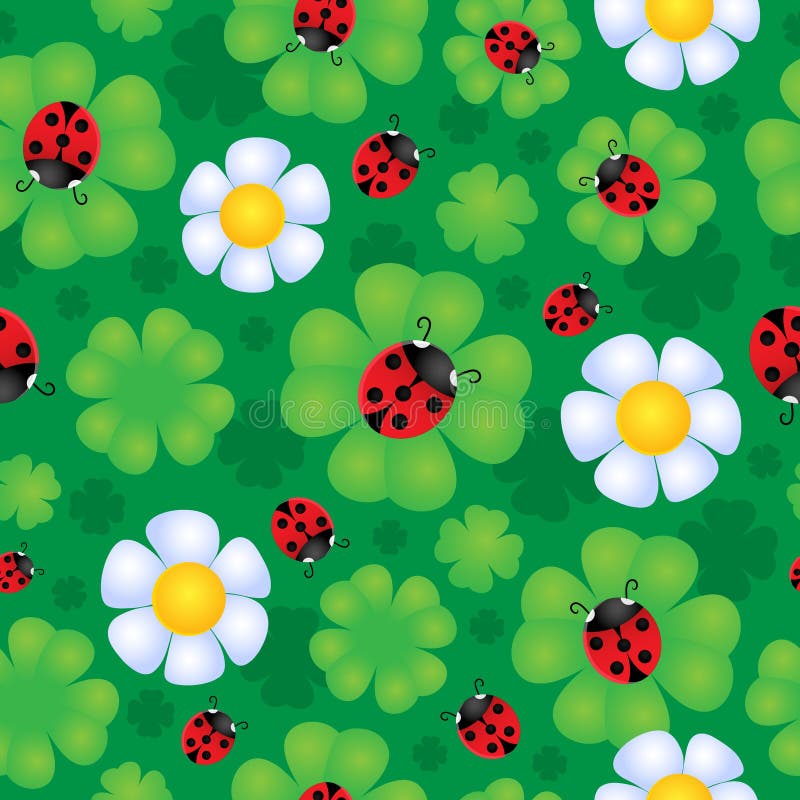 Tema floral de fundo contínuo 1 ilustração royalty free