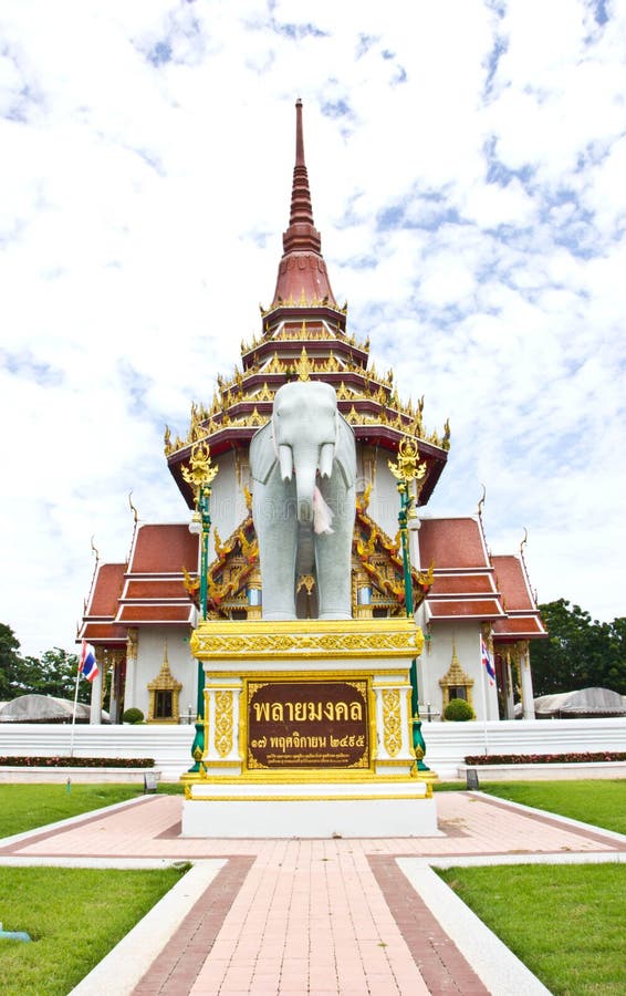 Tempel Ayutthaya Thailand stock foto's