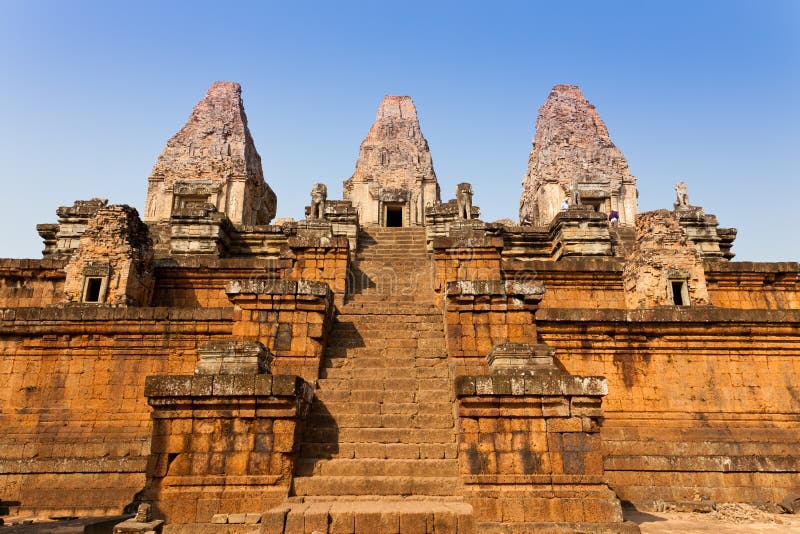 tempel för angkorcambodia pre rup royaltyfria foton tempel för angkorcambodia pre rup royaltyfria foton