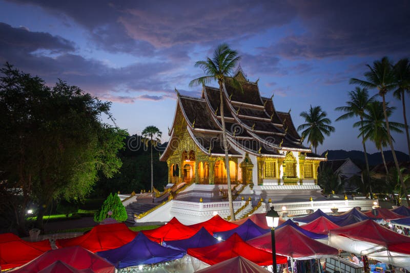 Tempel i Luangprabang royaltyfria bilder Tempel i Luangprabang royaltyfria bilder