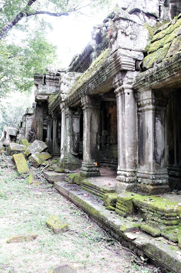 `This is a 12th century building called Ta-Prom, first called Rajavihara, or the Royal Monastery, now called the temple of Angelina Jolie. `This is a 12th century building called Ta-Prom, first called Rajavihara, or the Royal Monastery, now called the temple of Angelina Jolie.